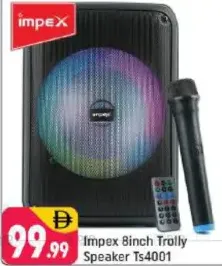 Impex مكبر صوت بعجلات Ts4001
