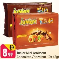 Junior Mini Croissant Chocolate /Hazelnut
