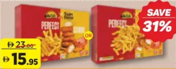 Farm Fresh Tempura Nuggets + Mc Fries / Chicken Strips + Mc Fries