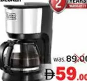 Black&Decker Coffee Maker BD-DCM750S-B5