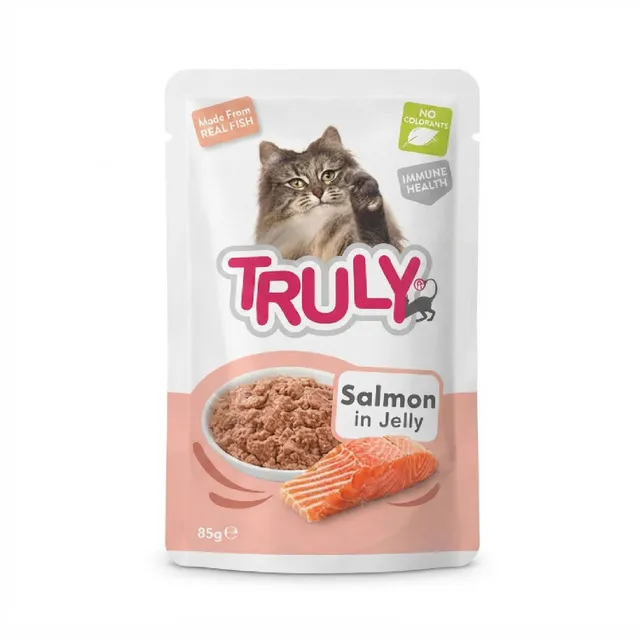 Truly Salmon in Jelly Cat Food