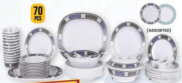 Royalford Melamine Ware Dinner Set RF12675 / 76