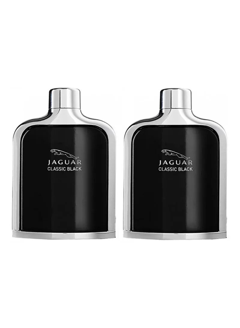 jaguar طقم هدية كلاسيك أسود ( EDT، EDT )