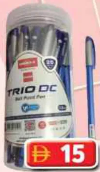 Hauser قلم حبر جاف أزرق Trio Dc
