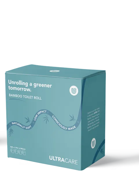 Ultra Care Bamboo Toilet Roll 2 ply - 4 x 500 Sheets