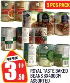 Royal Taste Baked Beans ASSORTED