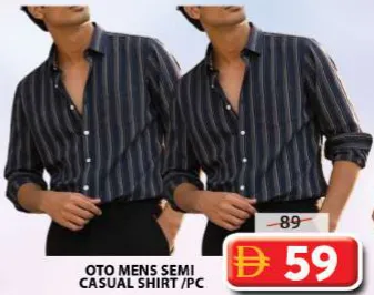 Oto Mens Semi Casual Shirt
