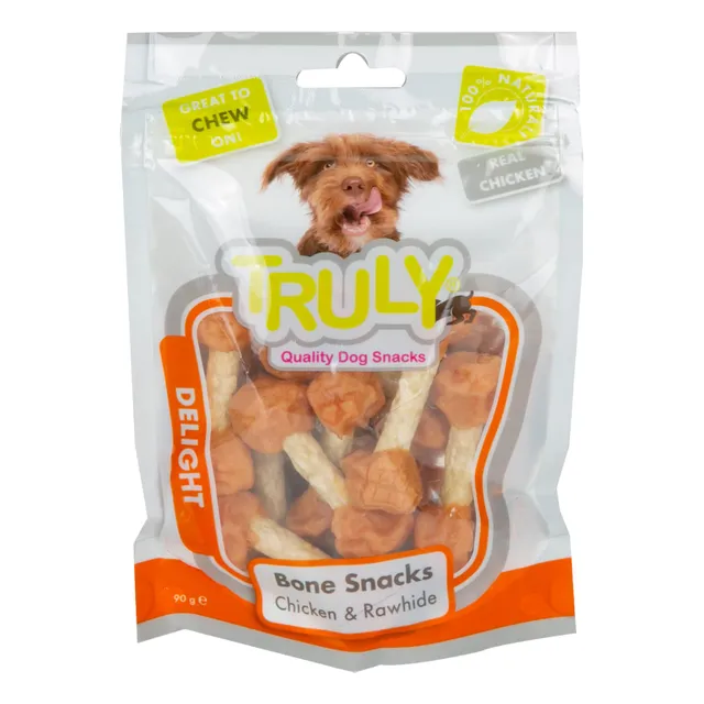 Truly Bone Snack Chicken & Rawhide Dog Snacks