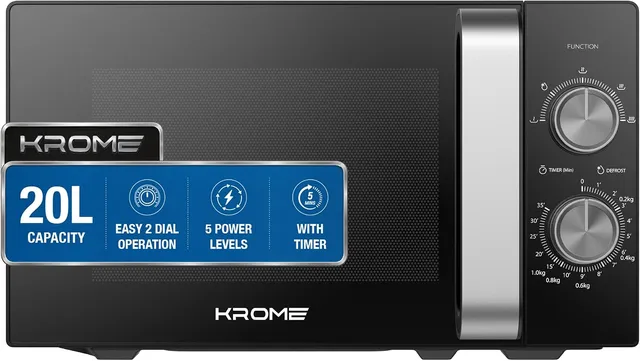 Krome Microwave Oven, - KR-MW20MM
