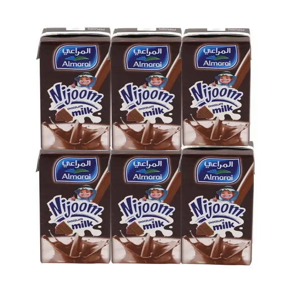 Al Marai Almarai Chocolate Nijoom Uht Milk 150Mlx6Pcs