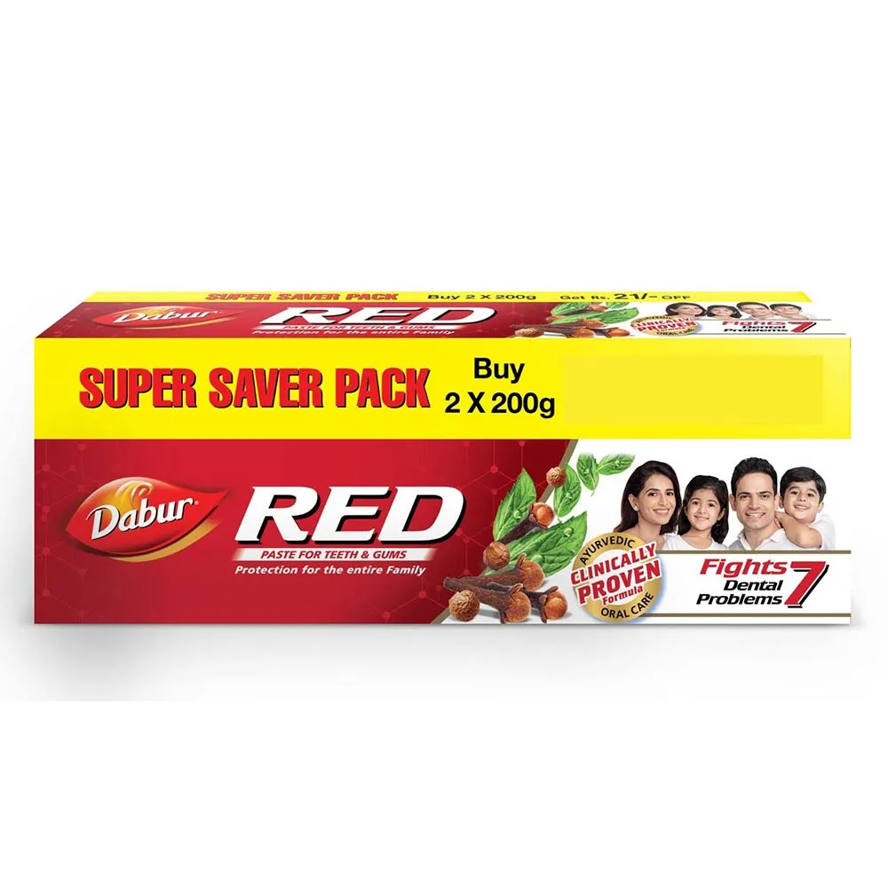 Dabur معجون أسنان دابر 2×200 جم