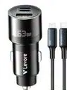 Levore 3 Port with C Lightning Cable Car Charger 63w