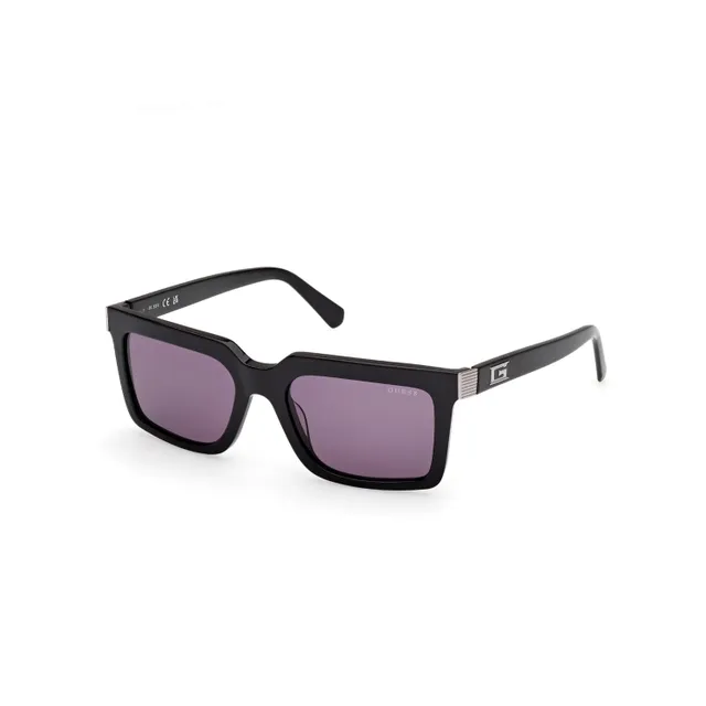 Guess Men's Rectangular Sunglasses, Black, GU00213 01Y55