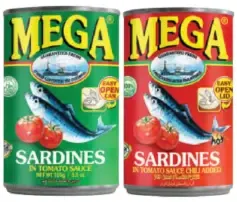 Mega Sardines Tomato Sauce Assorted