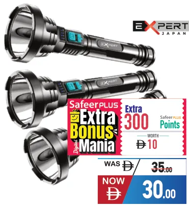 Expert Rechargeable Flash Light Combo EX24819FL001