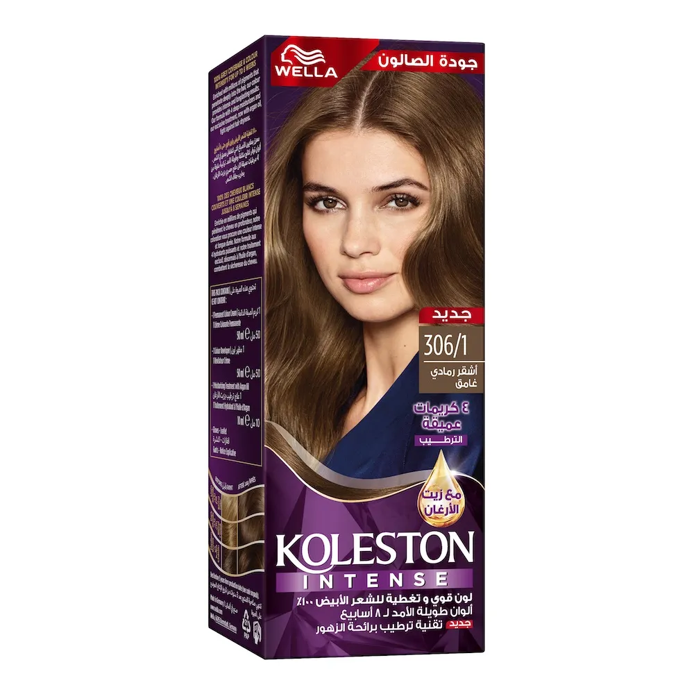 Wella صبغة شعر ويلا كولستون إنتنس 306/1 أشقر رمادي داكن