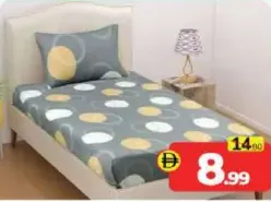 Single Bedsheet With Pillow Cover