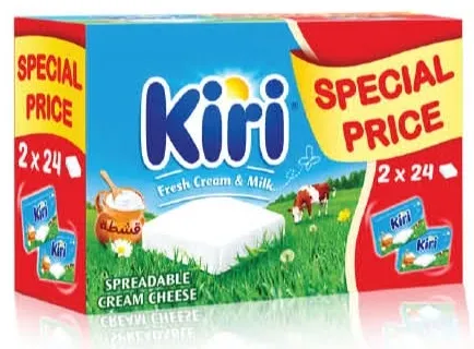 Kiri مربعات جبنة كريمية قابلة للدهن