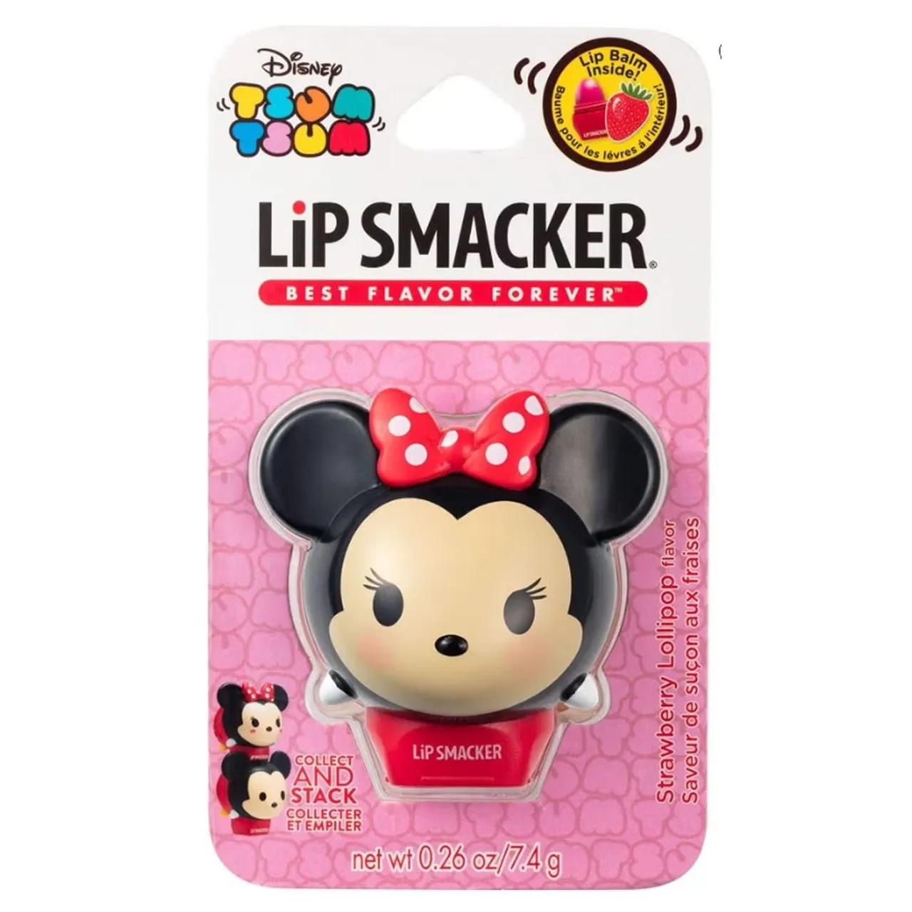 Lip Smacker مرطب شفاه بنكهة مصاصة الفراولة Disney Tsum Tsum