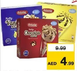 Holsteins Nuty Cone Butterscotch/Vanilla/Chocolate
