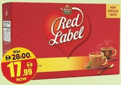 Red Label أكياس شاي ريد ليبل القوي