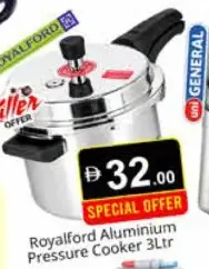 Royal Ford Aluminium Pressure Cooker