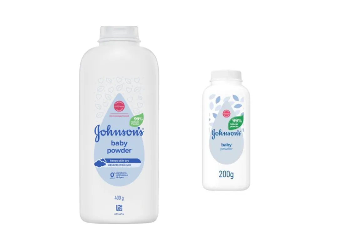 Johnson&Johnson بودرة أطفال طبيعية +
