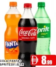 Cola + Fanta + Sprite