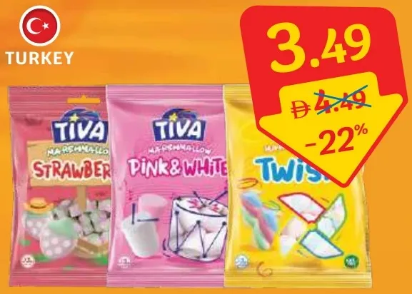 Tiva Marshmallows Assorted