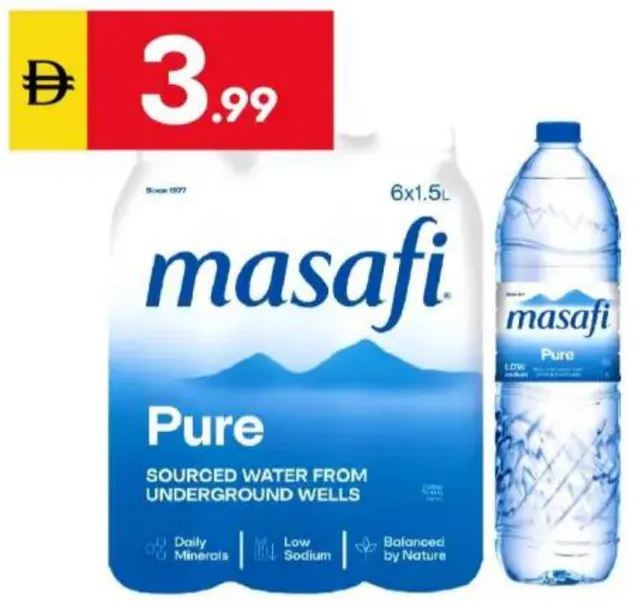 Masafi Water Bottle
