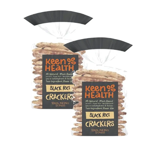 Keen Health Crackers Black Rice