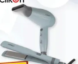 Clikon مجفف الشعر + فرد الشعر كليكون