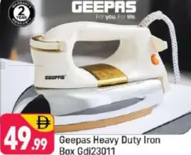Geepas Heavy Duty Iron Box GDI23011