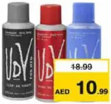 Udv Deodorant Spray Assorted