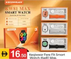 Kediwear Free Fit Smart Watch KW81 Max