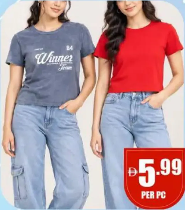 Ladies Crop Top Assorted
