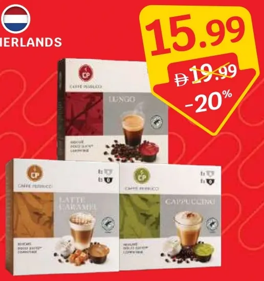 Caffe Perrucci كبسولات Dolce Gusto متنوعة