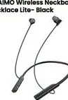 Oraimo Wireless Neckband ENC-Necklace Lite Black