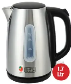 Black + Decker غلاية ستانلس ستيل