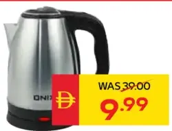 Onix Stainless Steel Electric Kettle