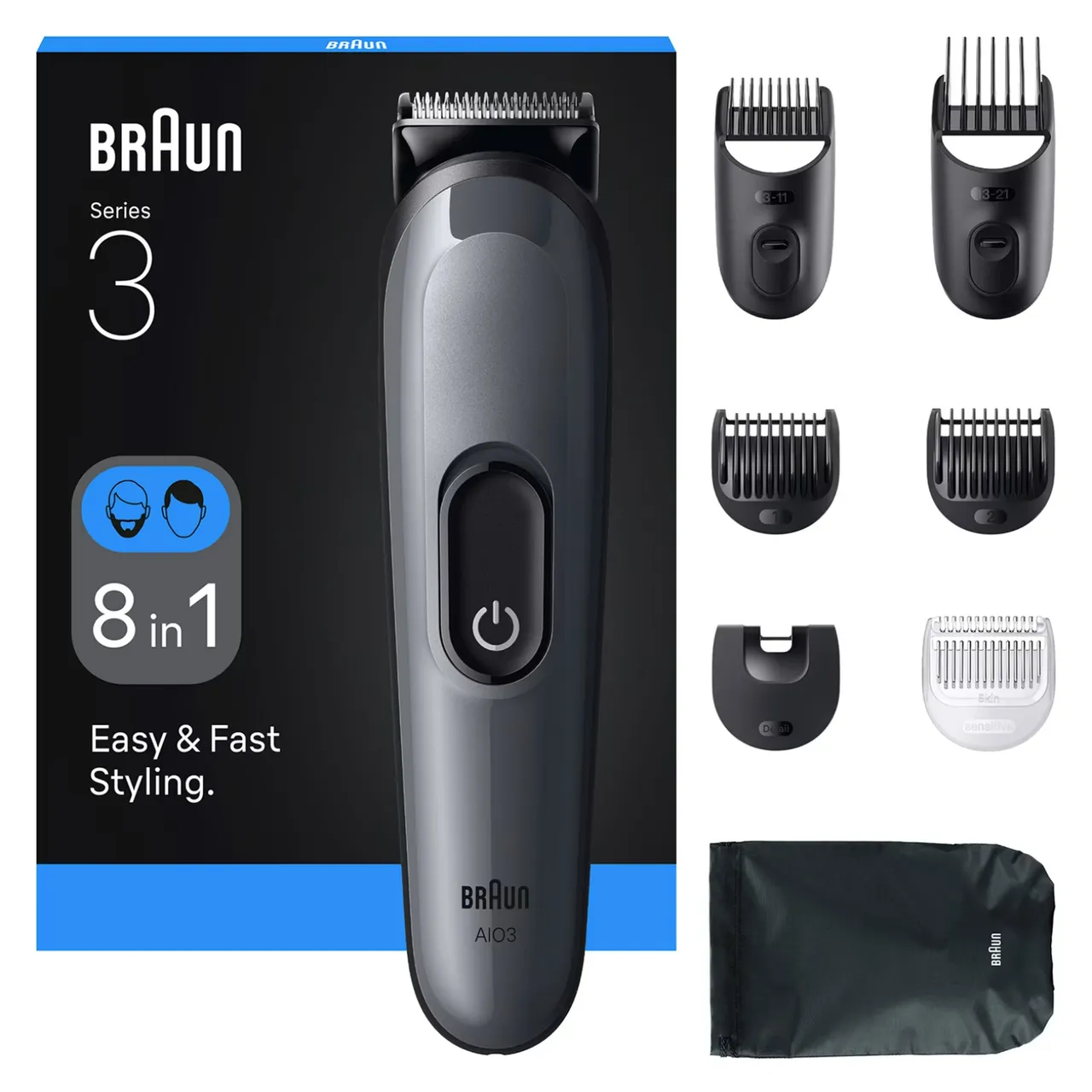 Braun ماكينة تشذيب متعددة AIO3540