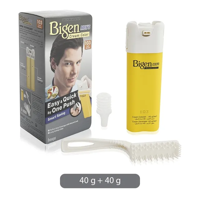 Bigen Cream Hair Color for Men - 103 Dark Brown