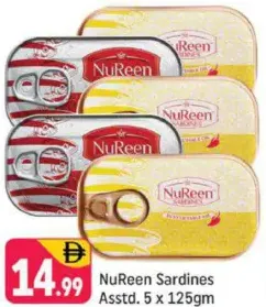 NuReen Sardines Assorted