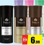 Yardley London بخاخ للجسم آر تي متنوع
