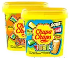 Chupa Chups Sour Bite Mix Fruit Assorted