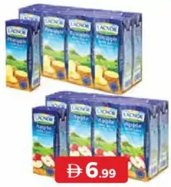 Lacnor عصير 100% أناناس / تفاح