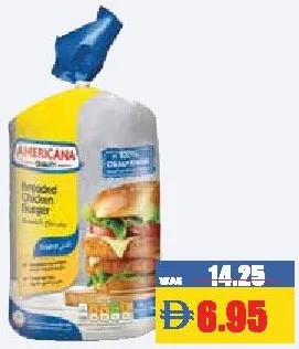 Americana Chicken Burger Breaded