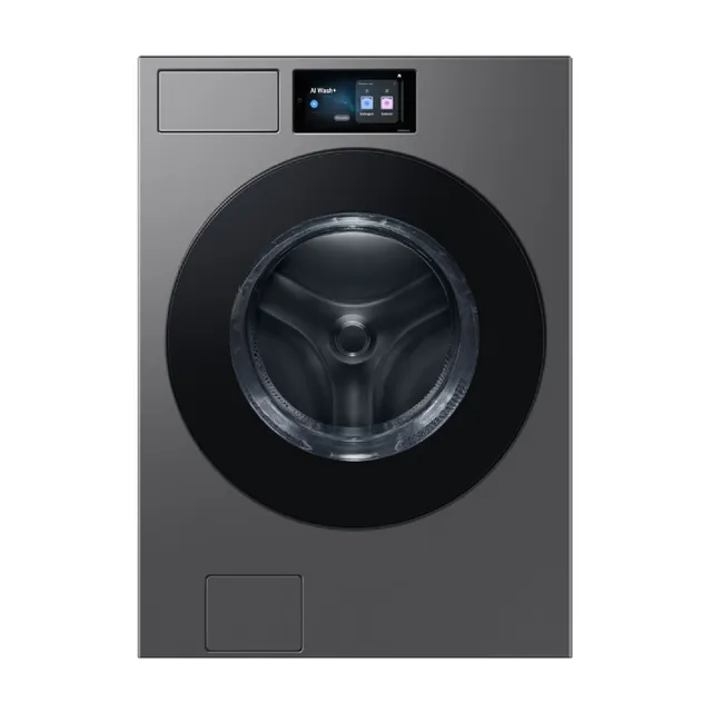 Samsung Front Load Washer & Dryer, 18.5/, 1100 RPM, WD90F18BCSGU