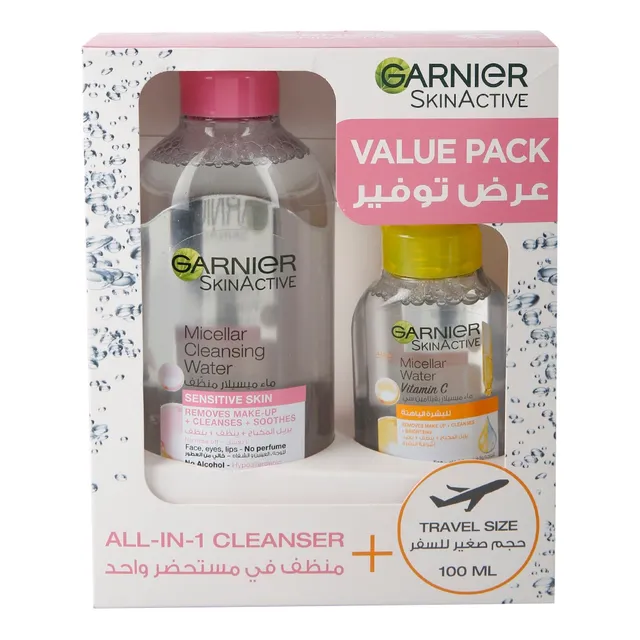 Garnier SkinActive Micellar Cleanser Water and Micellar Water Vitamin C
