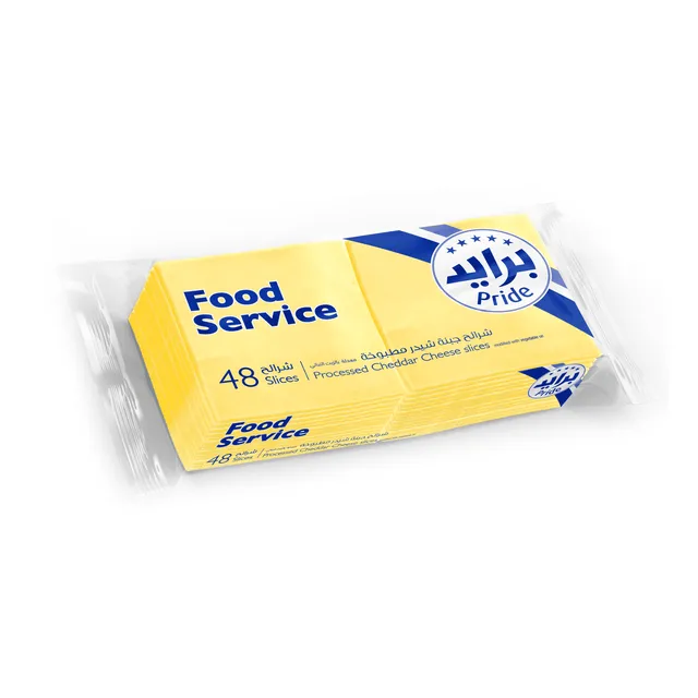 Pride Cheddar Cheese Slices 48 Pcs